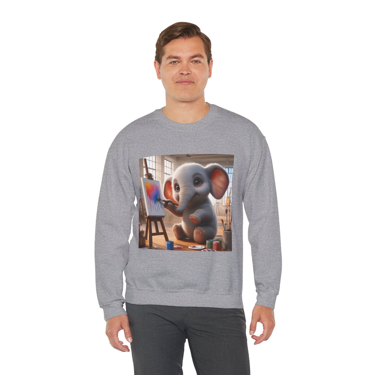 Elephant Painting - Sweatshirt