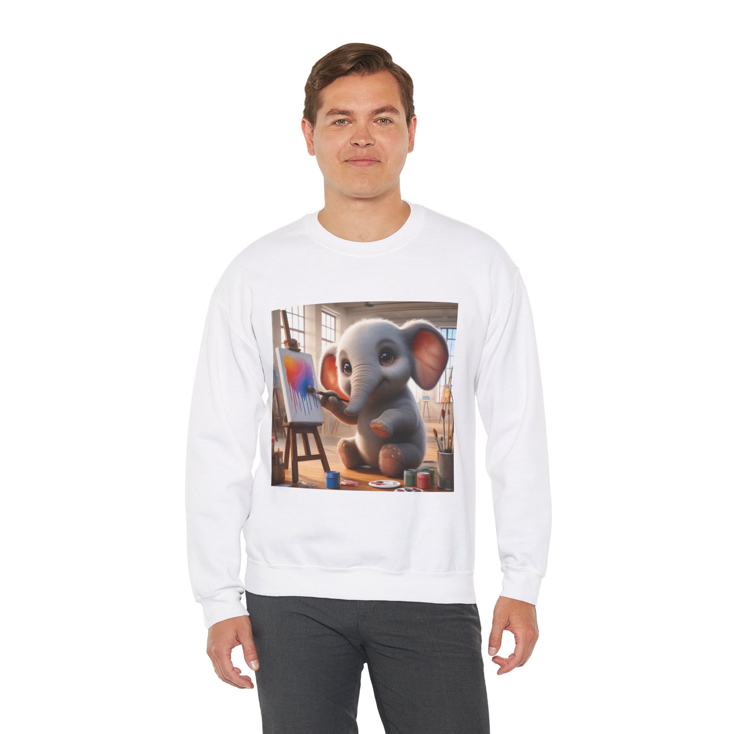 Elephant Painting - Sweatshirt