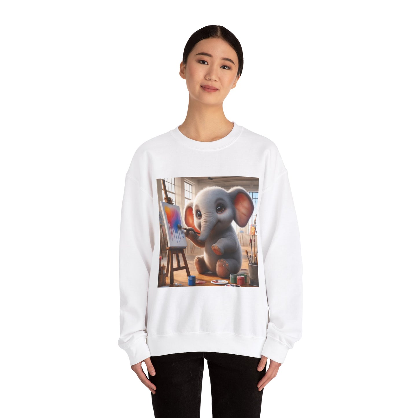 Elephant Painting - Sweatshirt